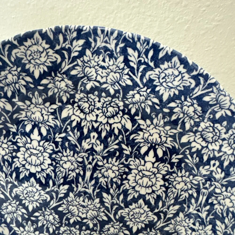 Churchill Ava Dinner Plate Porcelain White & Blue 10